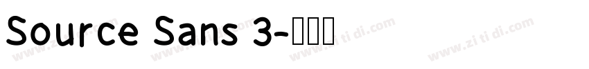 Source Sans 3字体转换